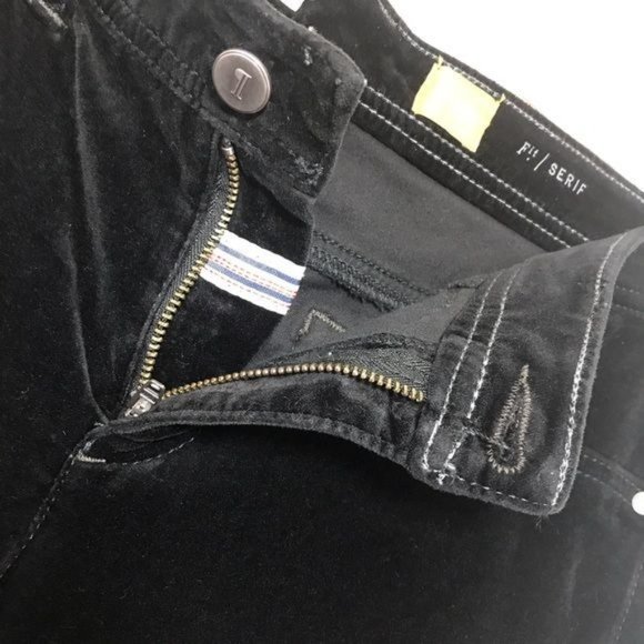 PILCRO ANTHROPOLOGIE Velvet Serif Pants Size 29 P - Picture 5 of 12